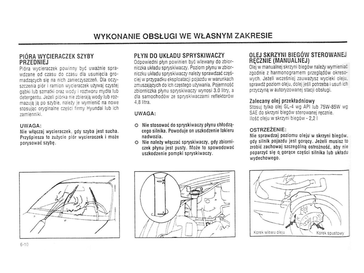 Hyundai Accent X3 Pony Excel instrukcja obslugi / page 104