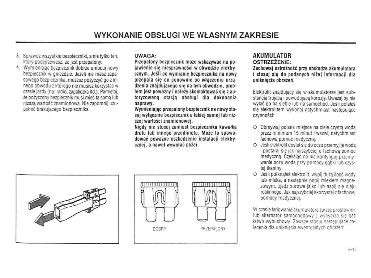 Hyundai Accent X3 Pony Excel instrukcja obslugi / page 111