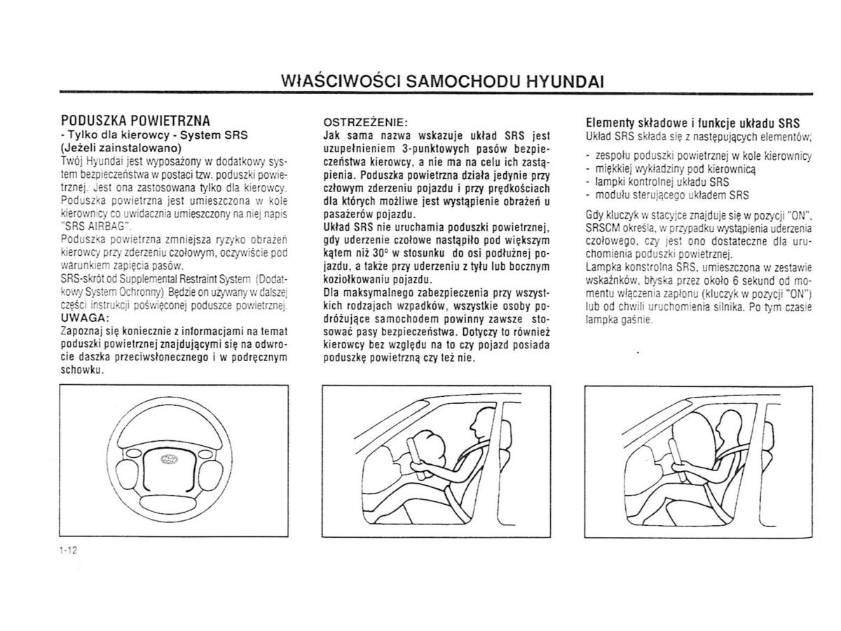 Hyundai Accent X3 Pony Excel instrukcja obslugi / page 18