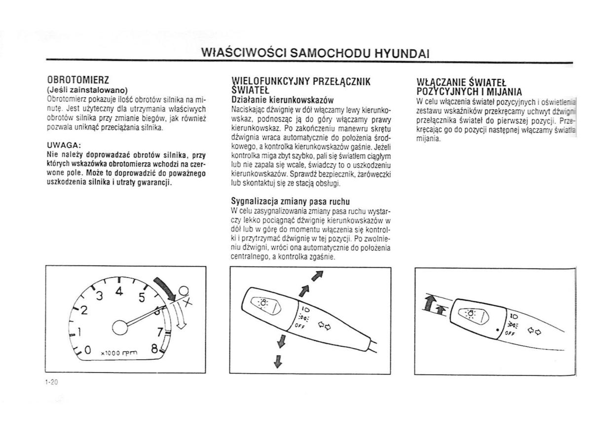 Hyundai Accent X3 Pony Excel instrukcja obslugi / page 26