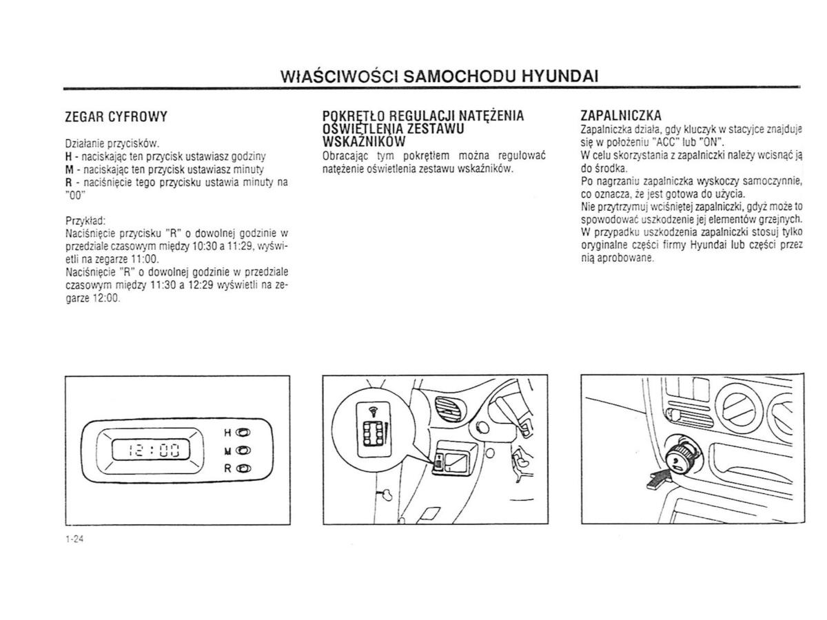 Hyundai Accent X3 Pony Excel instrukcja obslugi / page 30