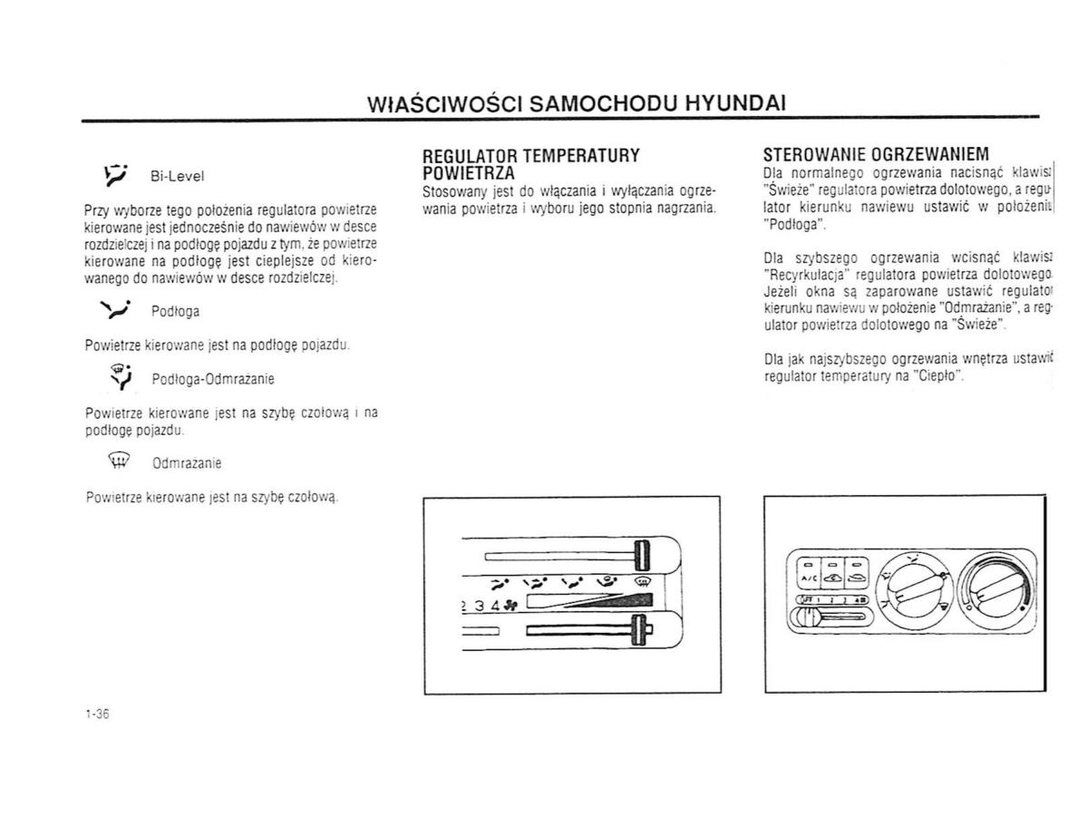 Hyundai Accent X3 Pony Excel instrukcja obslugi / page 42