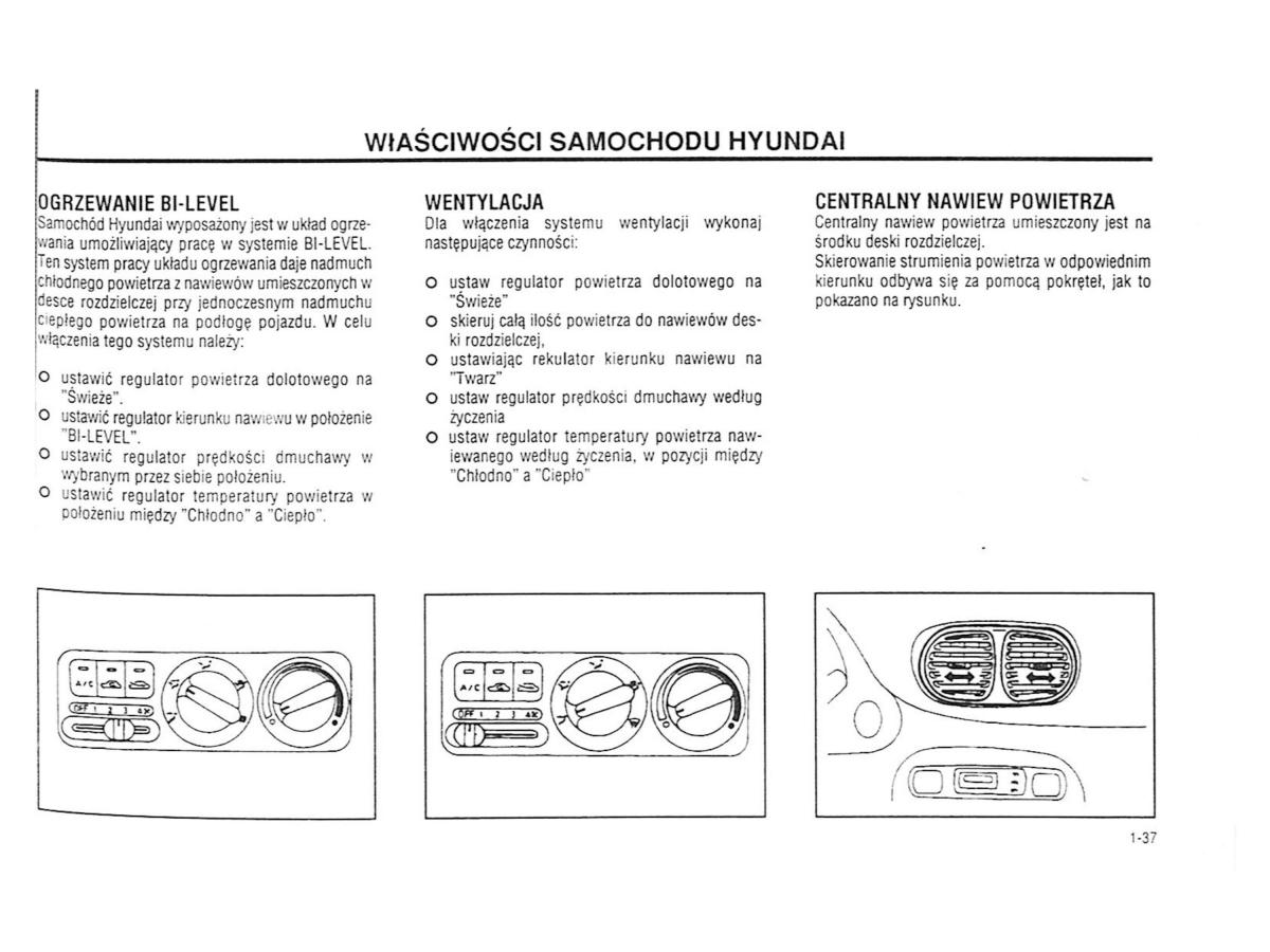 Hyundai Accent X3 Pony Excel instrukcja obslugi / page 43