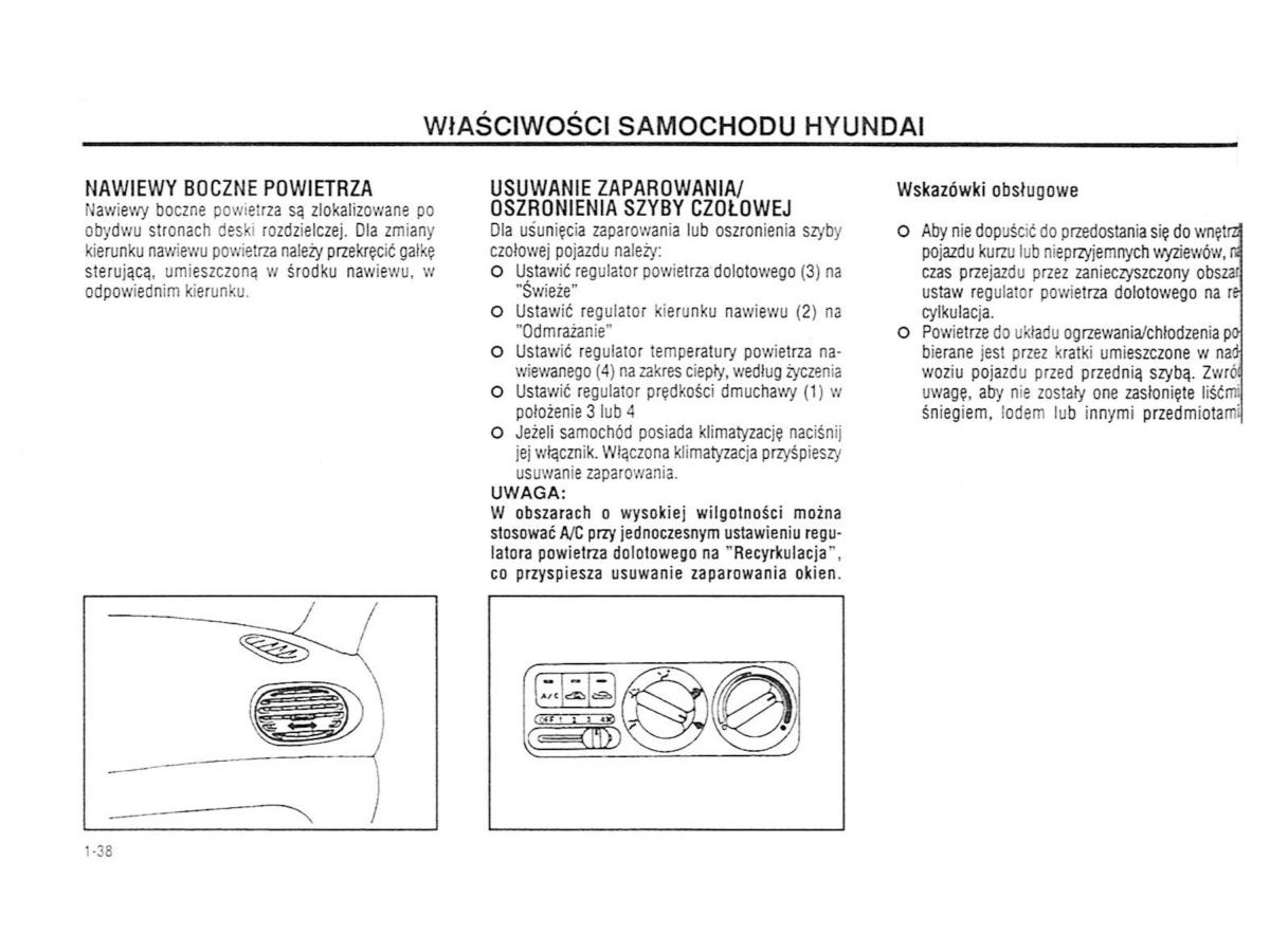 Hyundai Accent X3 Pony Excel instrukcja obslugi / page 44