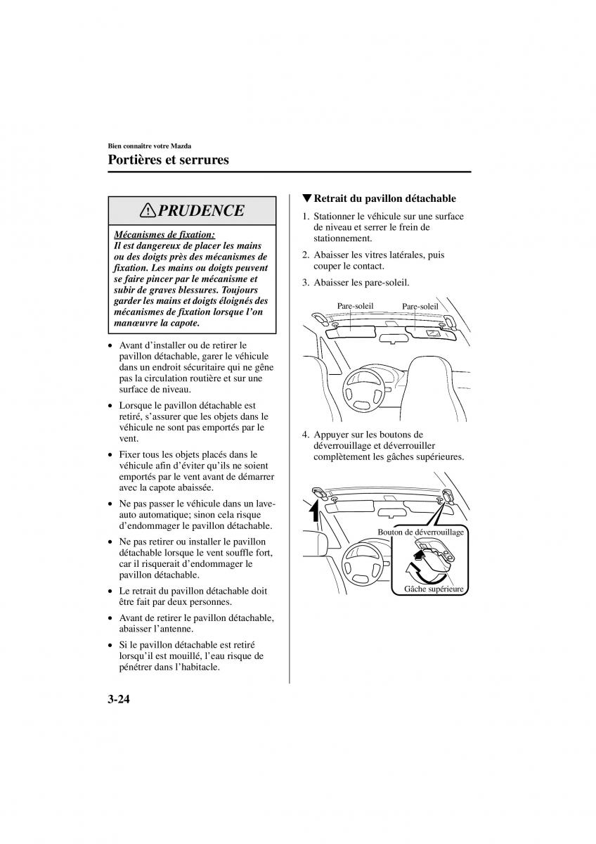 Mazda MX 5 Miata NB II 2 manuel du proprietaire / page 64