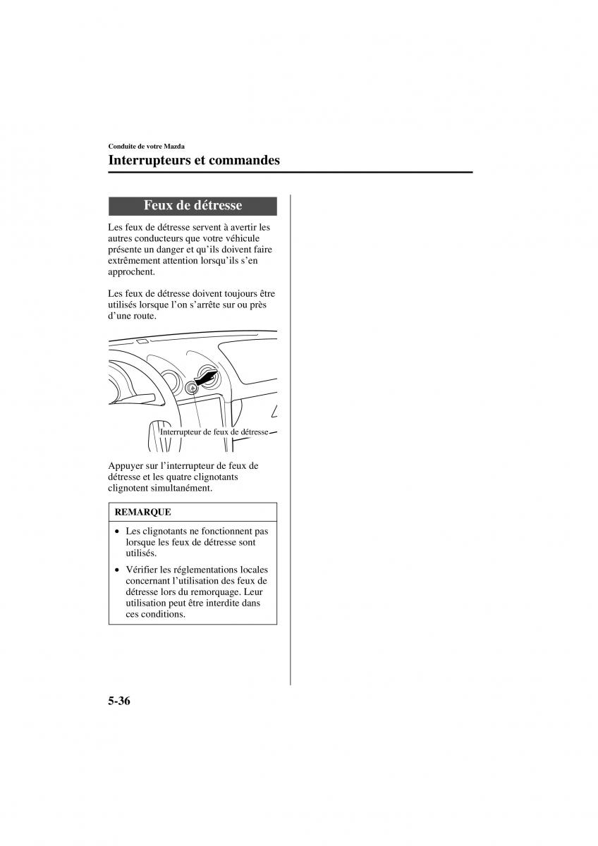 Mazda MX 5 Miata NB II 2 manuel du proprietaire / page 122