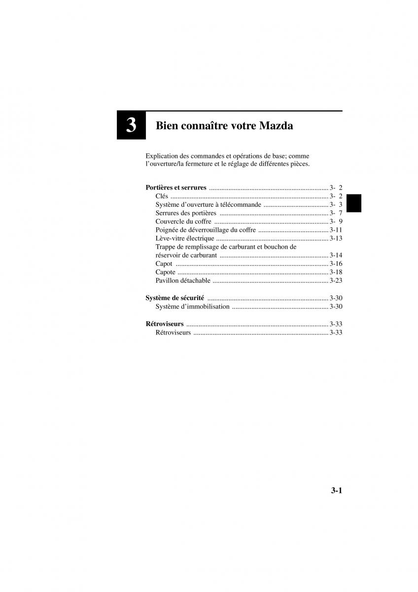 Mazda MX 5 Miata NB II 2 manuel du proprietaire / page 41