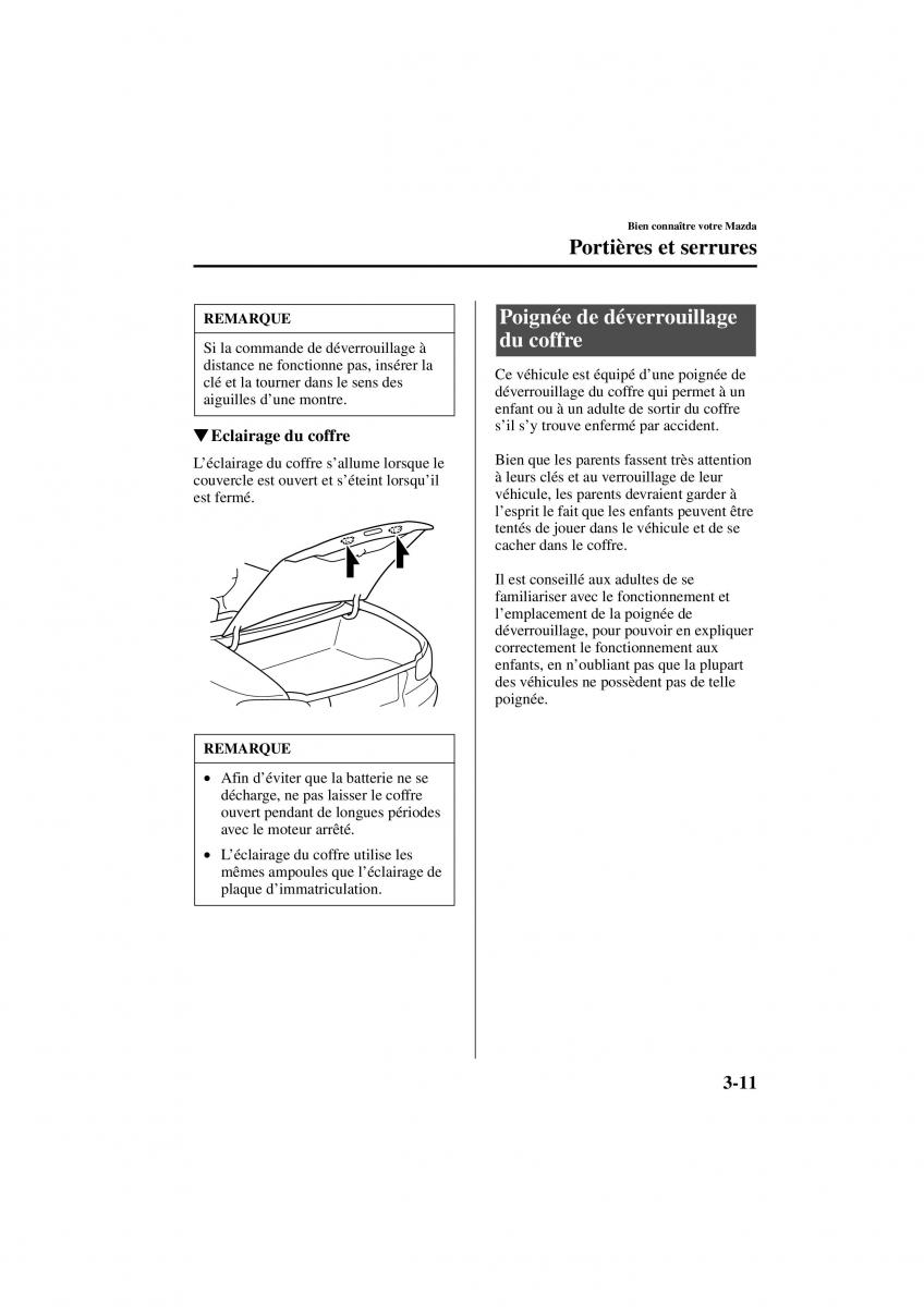 Mazda MX 5 Miata NB II 2 manuel du proprietaire / page 51