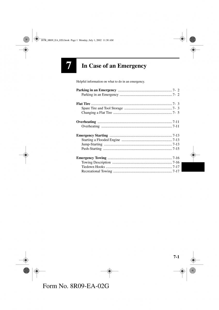 Mazda MX 5 Miata NB II 2 owners manual / page 162