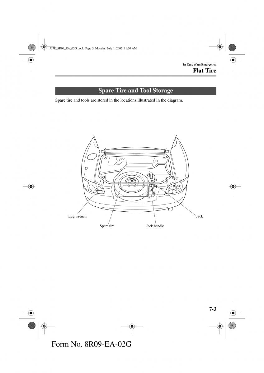 Mazda MX 5 Miata NB II 2 owners manual / page 164