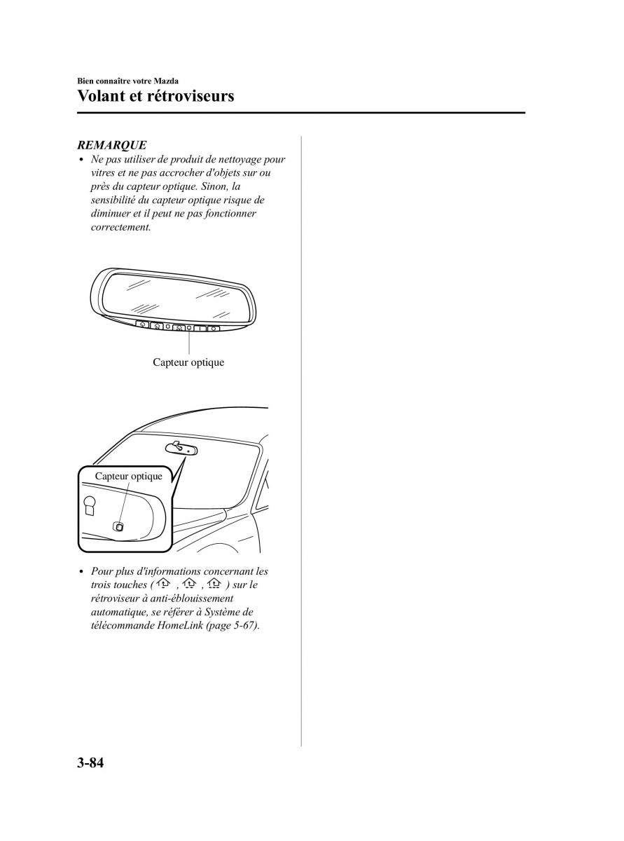 Mazda MX 5 Miata NC III 3 manuel du proprietaire / page 150