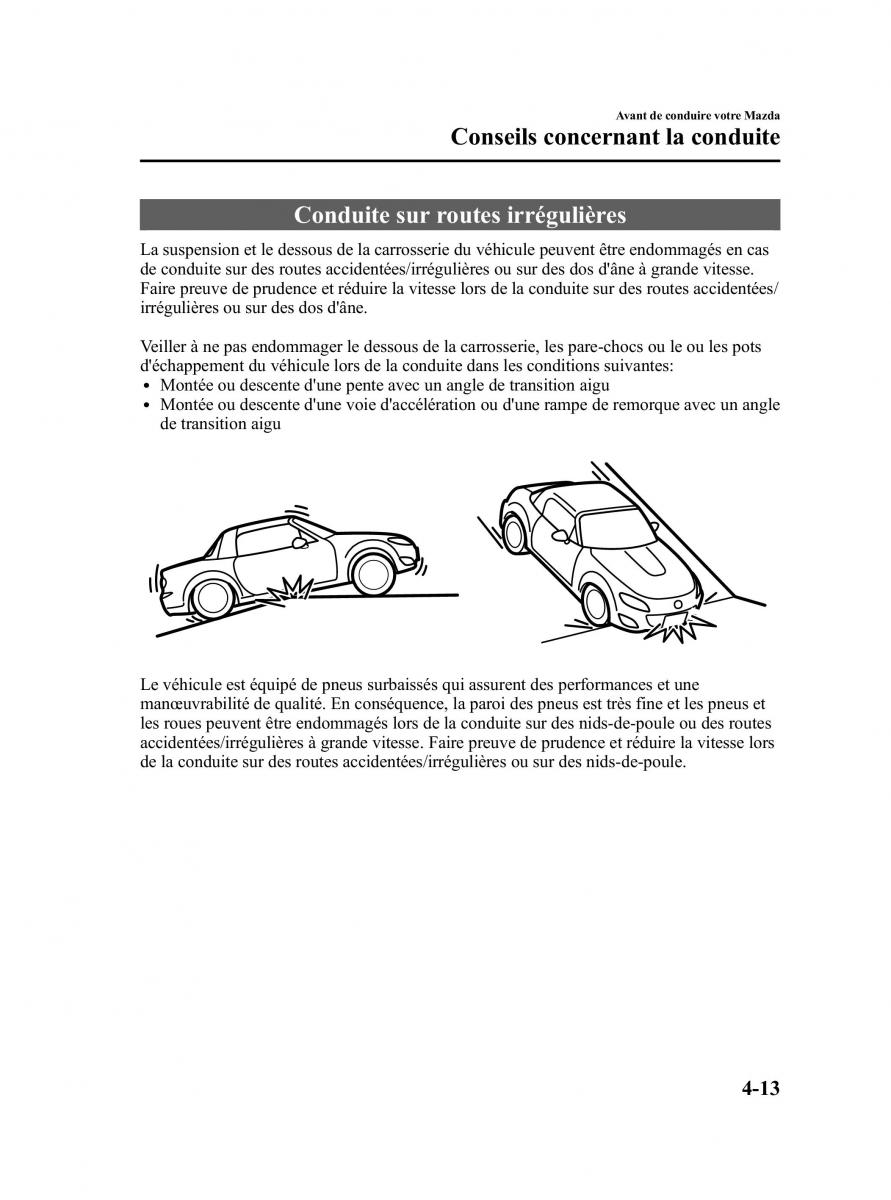 Mazda MX 5 Miata NC III 3 manuel du proprietaire / page 163