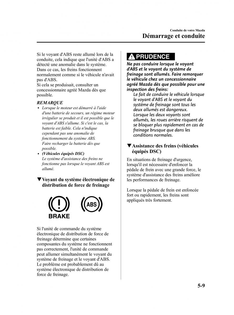 Mazda MX 5 Miata NC III 3 manuel du proprietaire / page 173