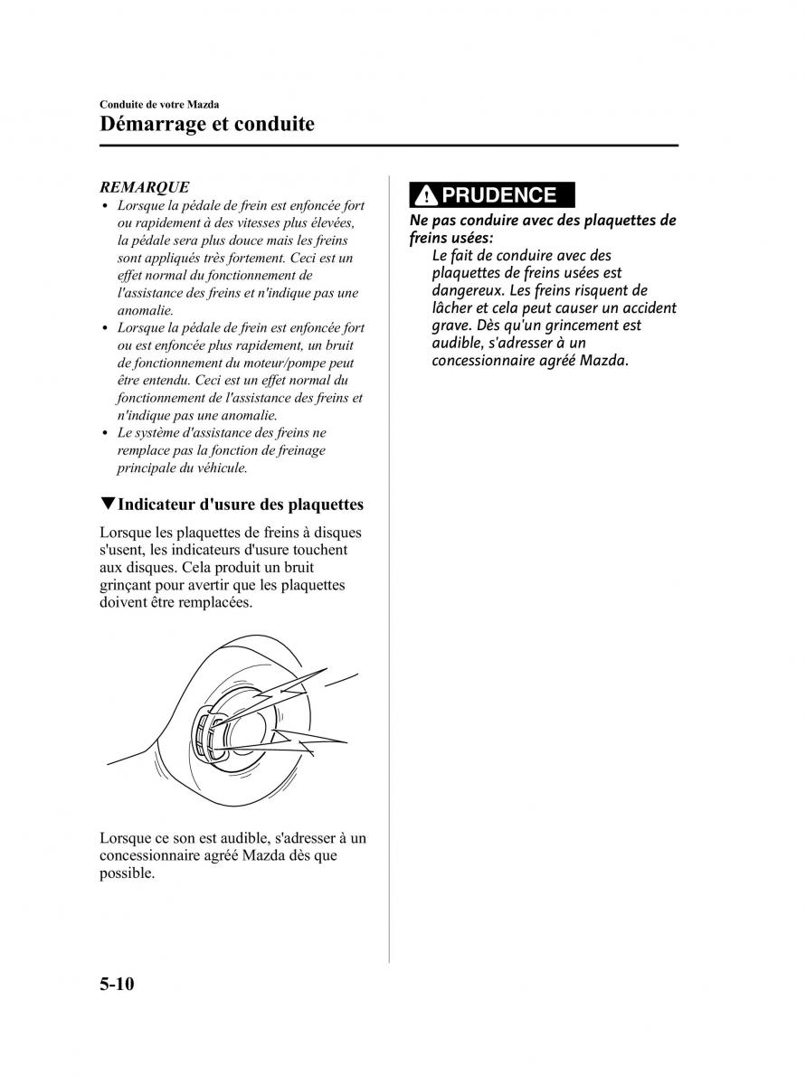 Mazda MX 5 Miata NC III 3 manuel du proprietaire / page 174