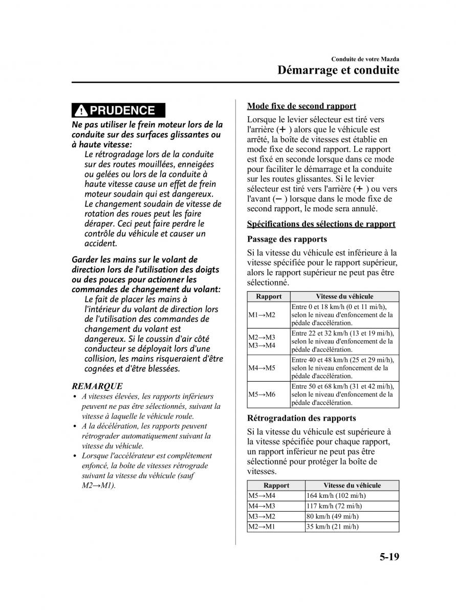 Mazda MX 5 Miata NC III 3 manuel du proprietaire / page 183