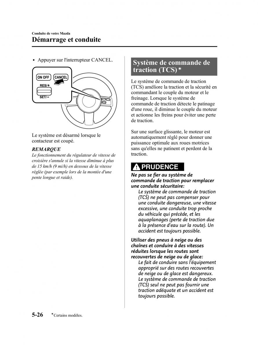 Mazda MX 5 Miata NC III 3 manuel du proprietaire / page 190