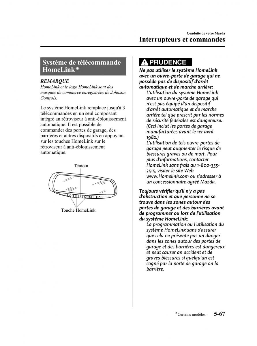 Mazda MX 5 Miata NC III 3 manuel du proprietaire / page 231