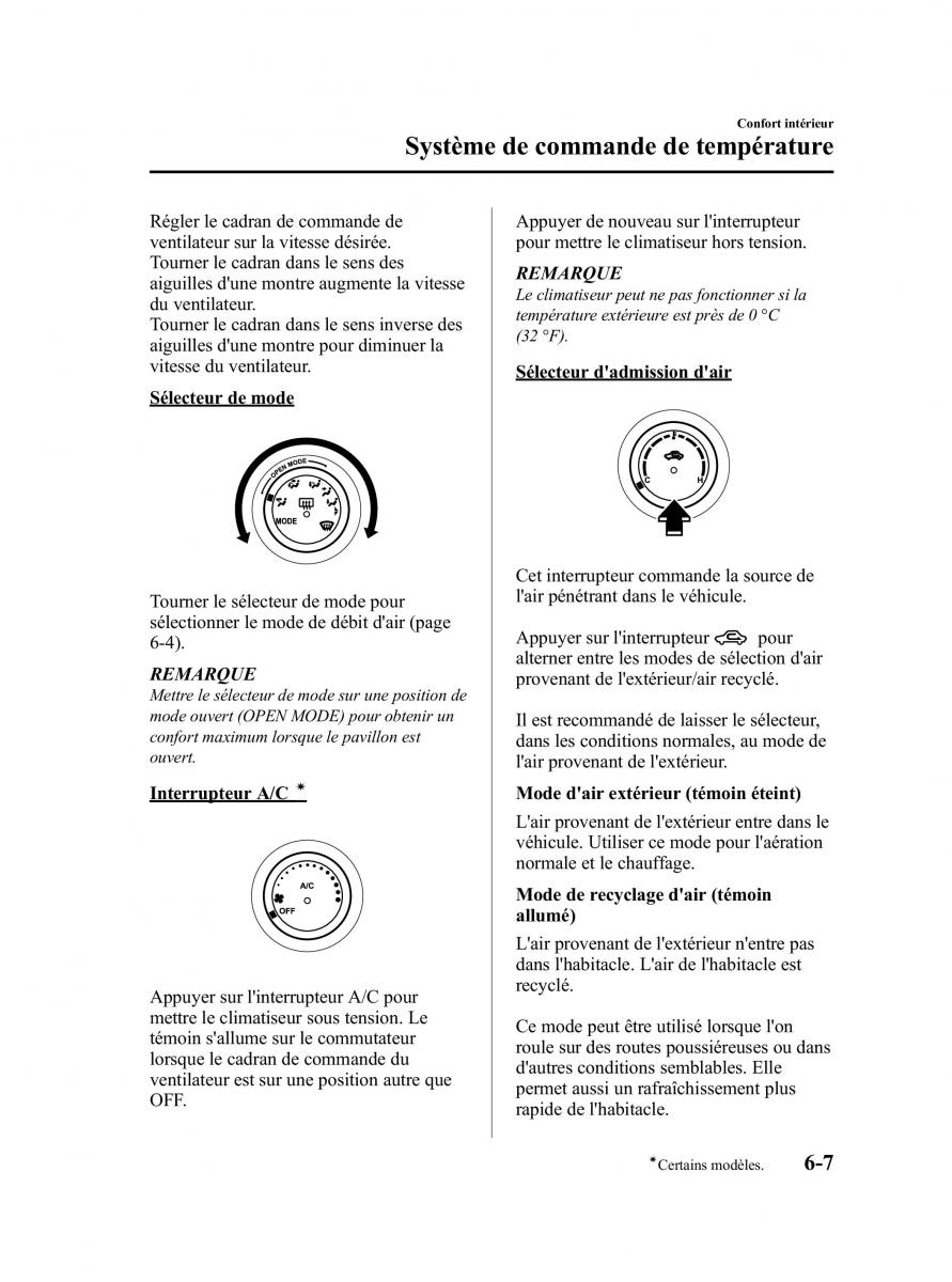 Mazda MX 5 Miata NC III 3 manuel du proprietaire / page 241