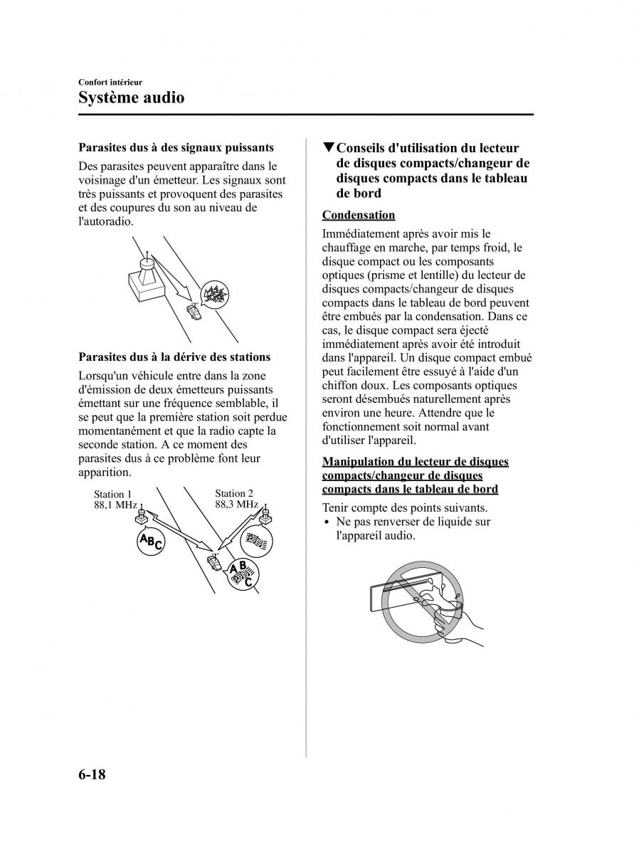 Mazda MX 5 Miata NC III 3 manuel du proprietaire / page 252