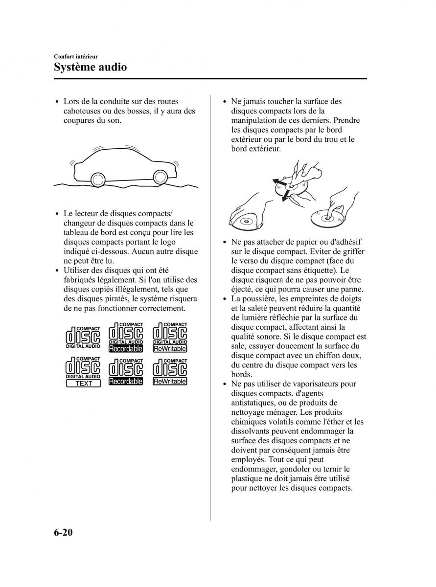 Mazda MX 5 Miata NC III 3 manuel du proprietaire / page 254