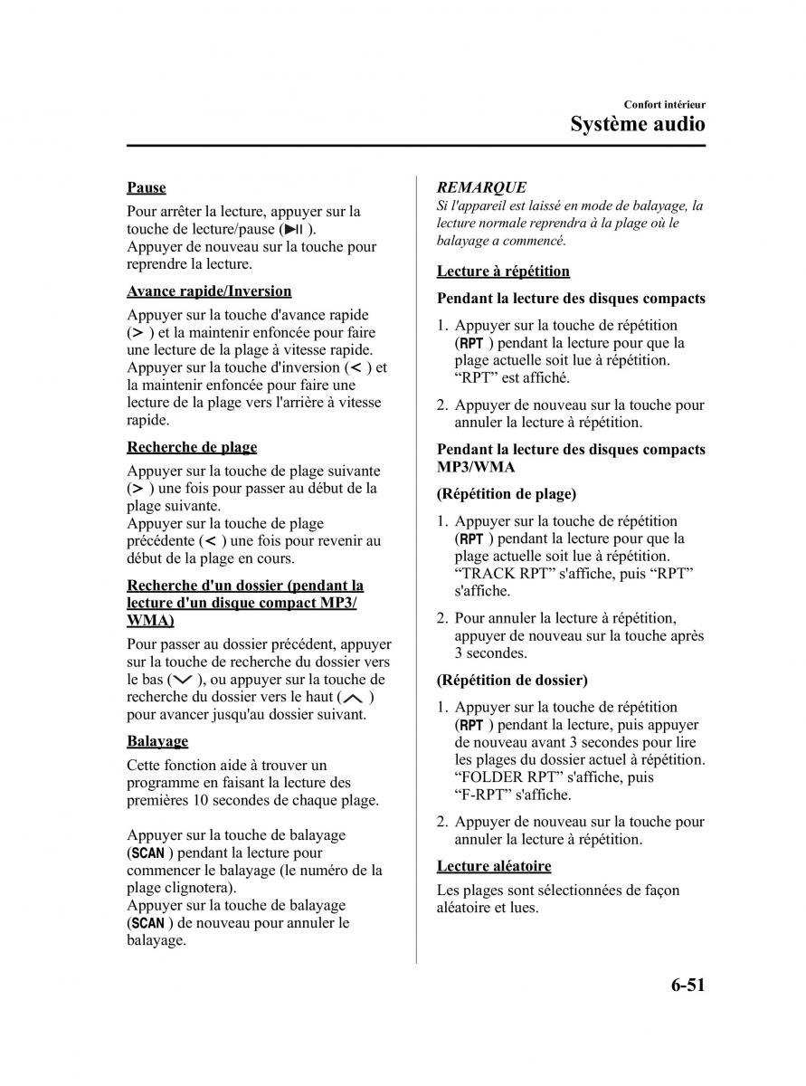 Mazda MX 5 Miata NC III 3 manuel du proprietaire / page 285