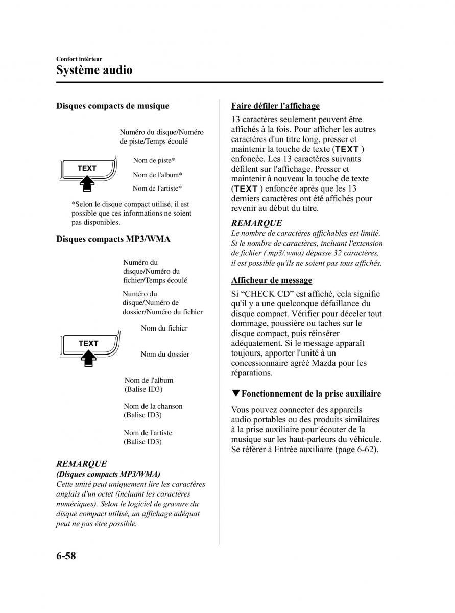 Mazda MX 5 Miata NC III 3 manuel du proprietaire / page 292