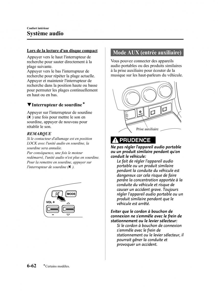 Mazda MX 5 Miata NC III 3 manuel du proprietaire / page 296