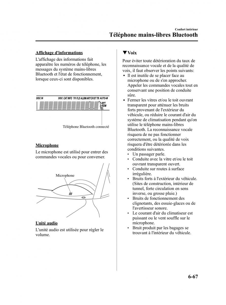 Mazda MX 5 Miata NC III 3 manuel du proprietaire / page 301