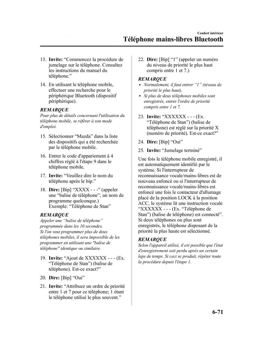 Mazda MX 5 Miata NC III 3 manuel du proprietaire / page 305