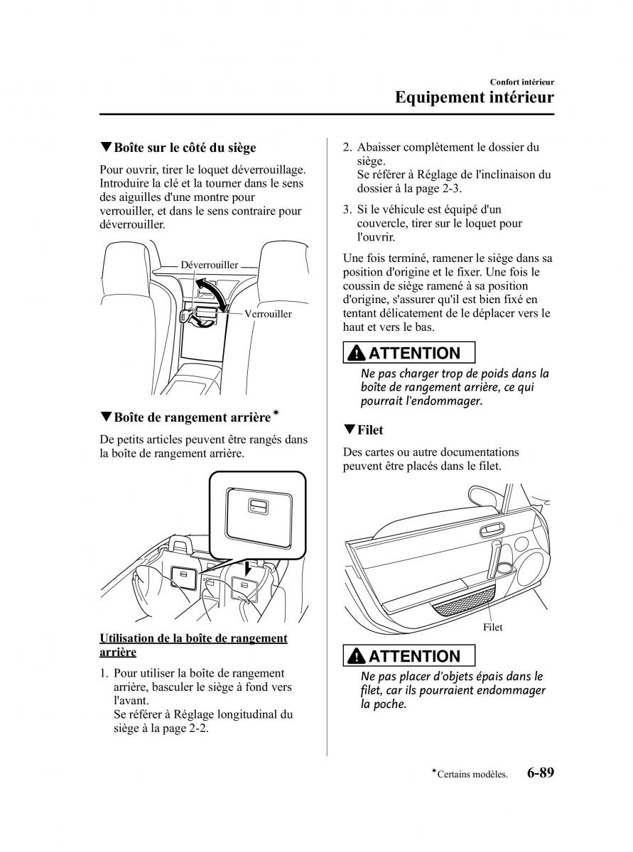 Mazda MX 5 Miata NC III 3 manuel du proprietaire / page 323