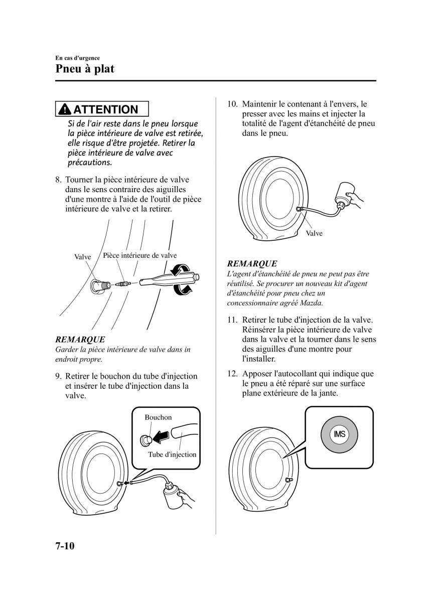 Mazda MX 5 Miata NC III 3 manuel du proprietaire / page 336