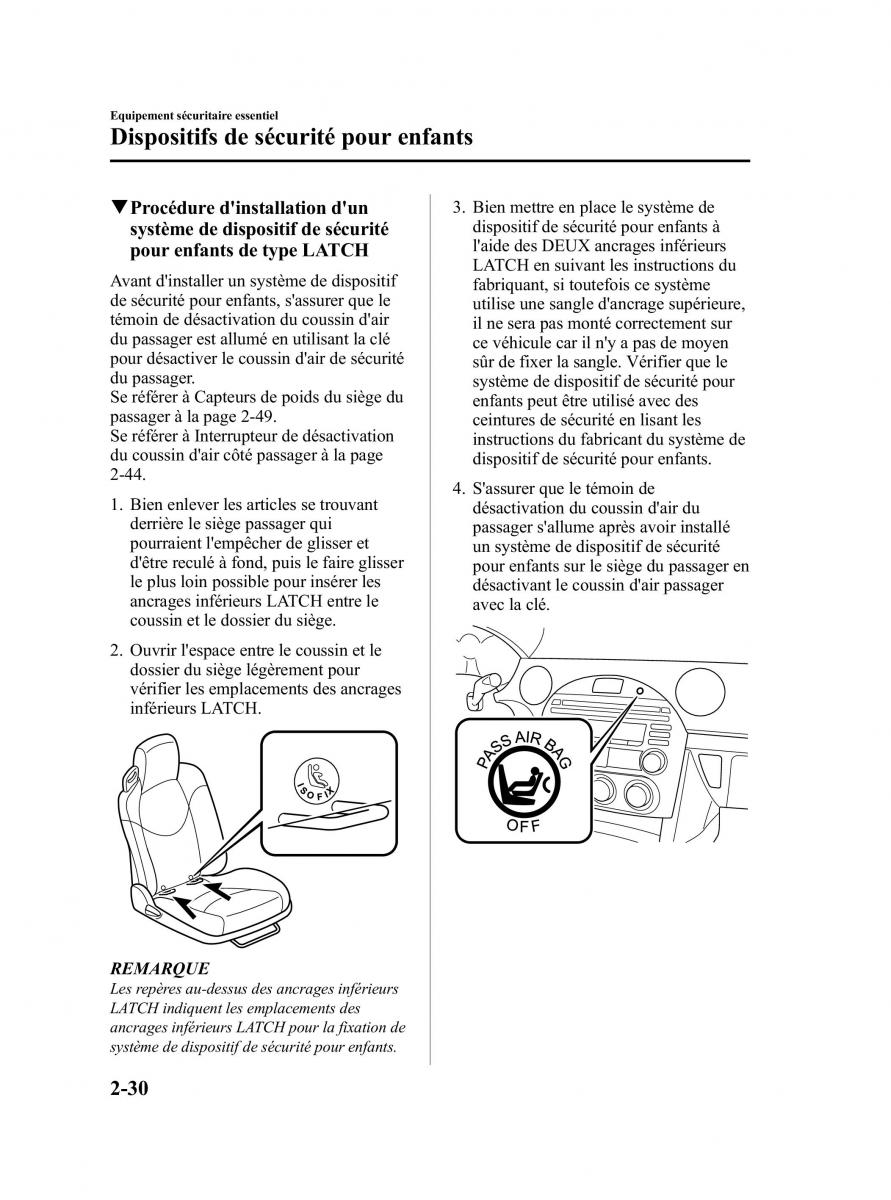 Mazda MX 5 Miata NC III 3 manuel du proprietaire / page 40