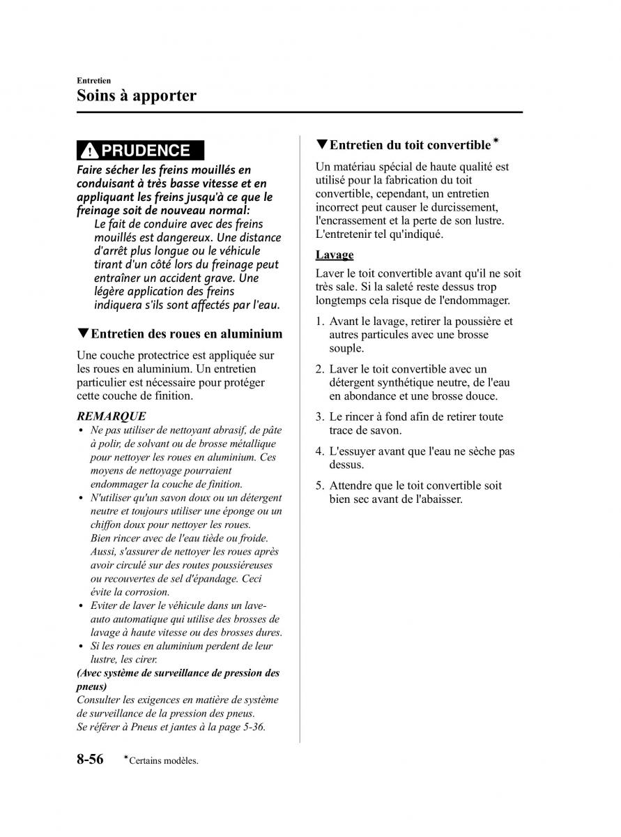 Mazda MX 5 Miata NC III 3 manuel du proprietaire / page 414