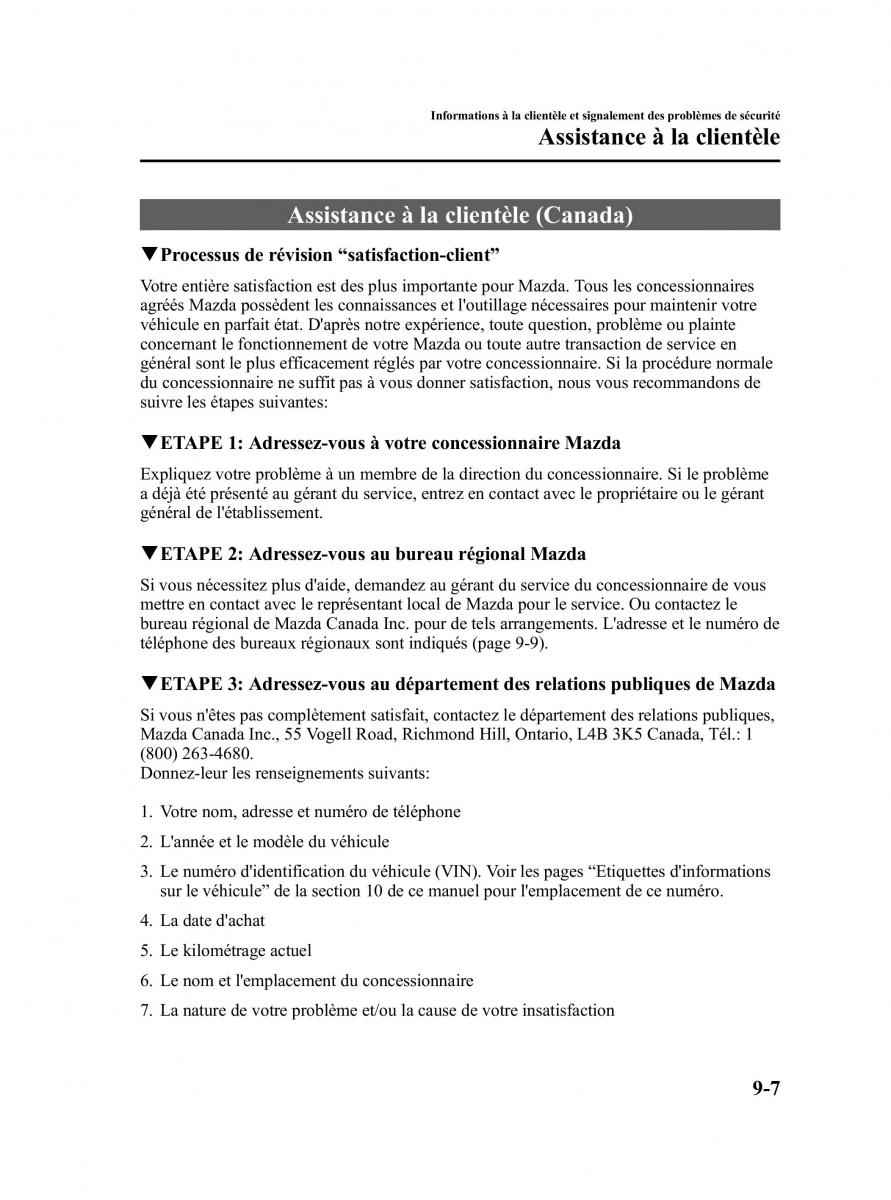 Mazda MX 5 Miata NC III 3 manuel du proprietaire / page 425