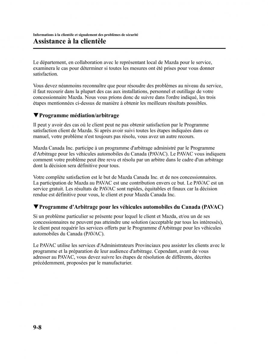 Mazda MX 5 Miata NC III 3 manuel du proprietaire / page 426