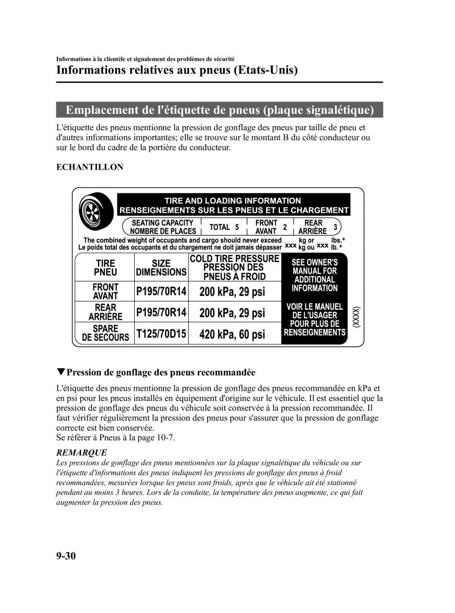 Mazda MX 5 Miata NC III 3 manuel du proprietaire / page 448