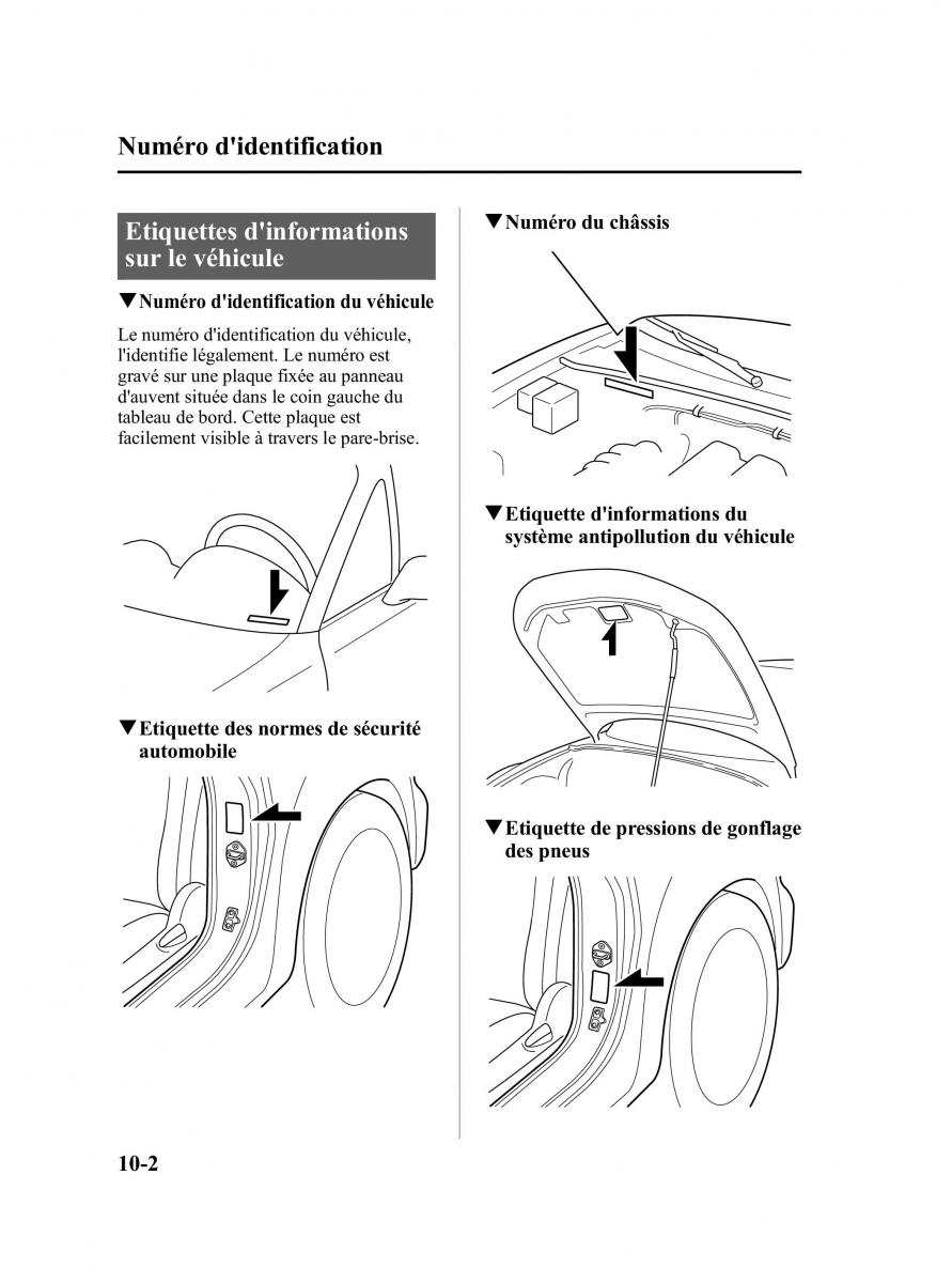 Mazda MX 5 Miata NC III 3 manuel du proprietaire / page 466