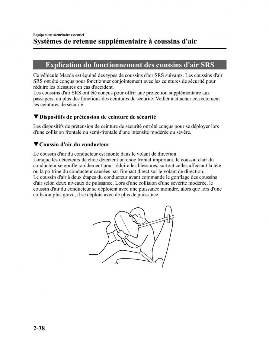 Mazda MX 5 Miata NC III 3 manuel du proprietaire / page 48