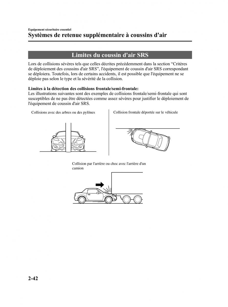 Mazda MX 5 Miata NC III 3 manuel du proprietaire / page 52