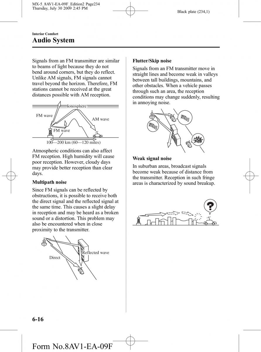 Mazda MX 5 Miata NC III 3 owners manual / page 234