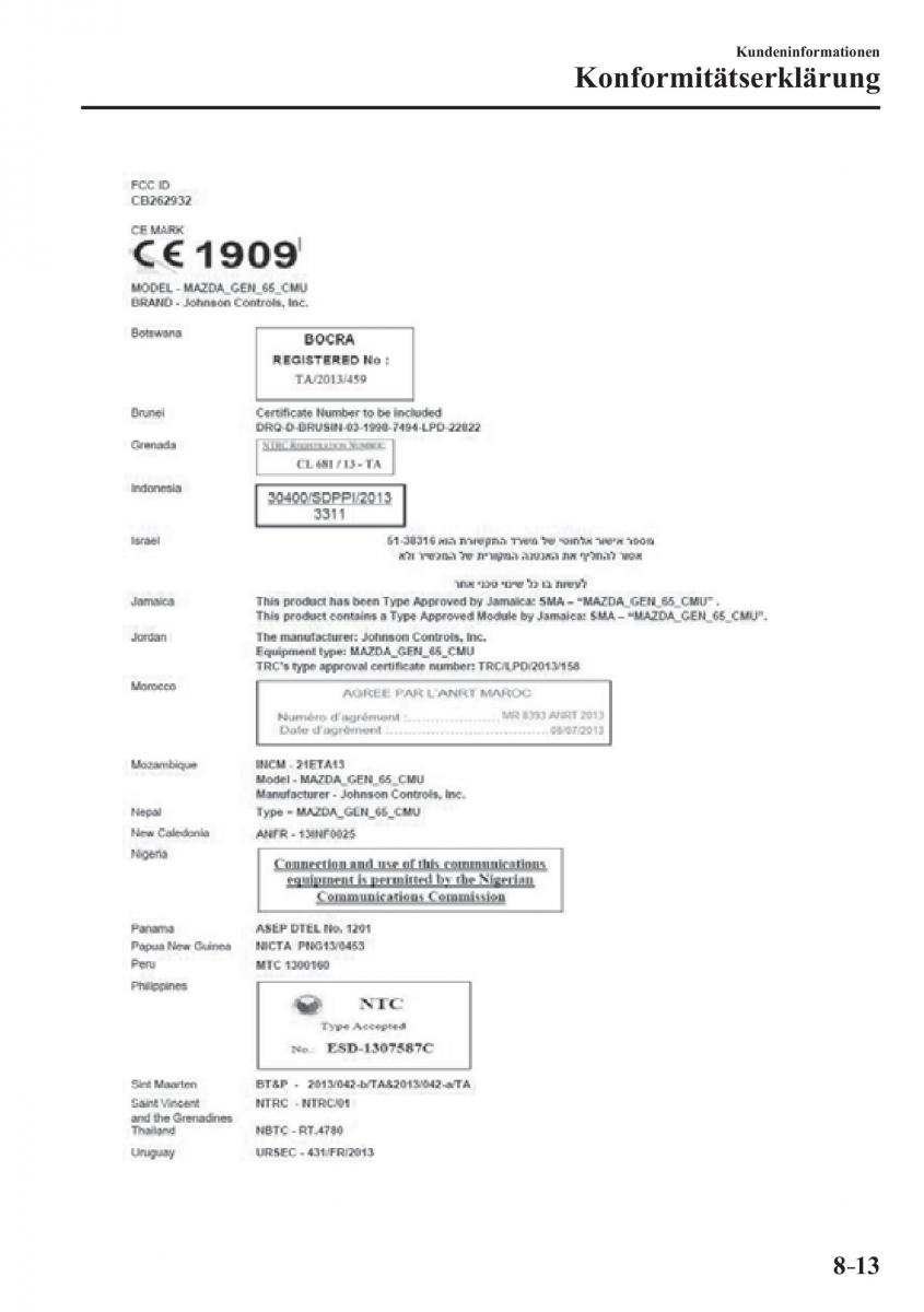 Mazda MX 5 Miata ND IV 4 Handbuch / page 565