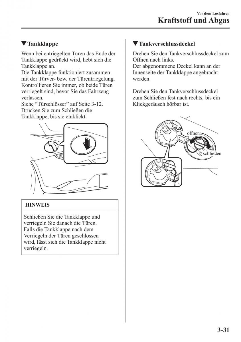 Mazda MX 5 Miata ND IV 4 Handbuch / page 109