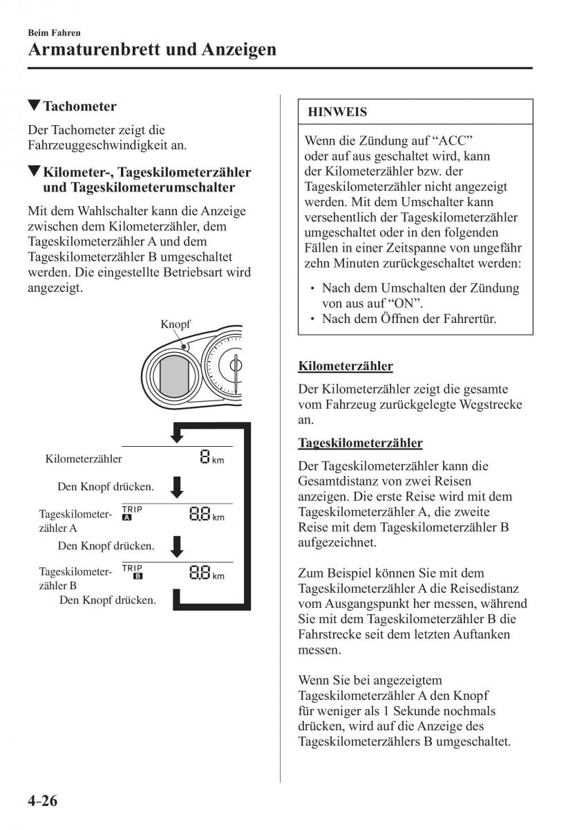 Mazda MX 5 Miata ND IV 4 Handbuch / page 164