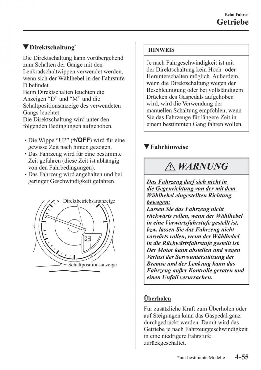 Mazda MX 5 Miata ND IV 4 Handbuch / page 193