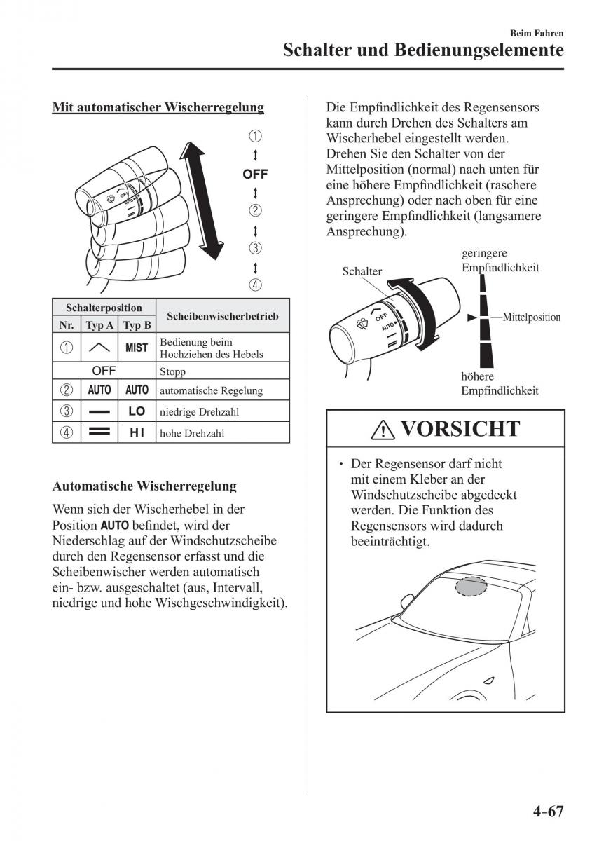 Mazda MX 5 Miata ND IV 4 Handbuch / page 205