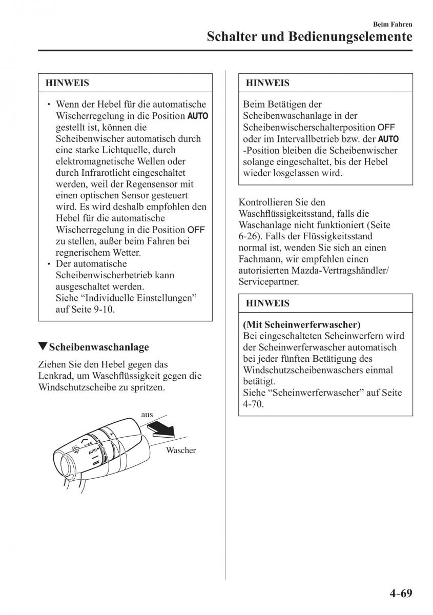 Mazda MX 5 Miata ND IV 4 Handbuch / page 207