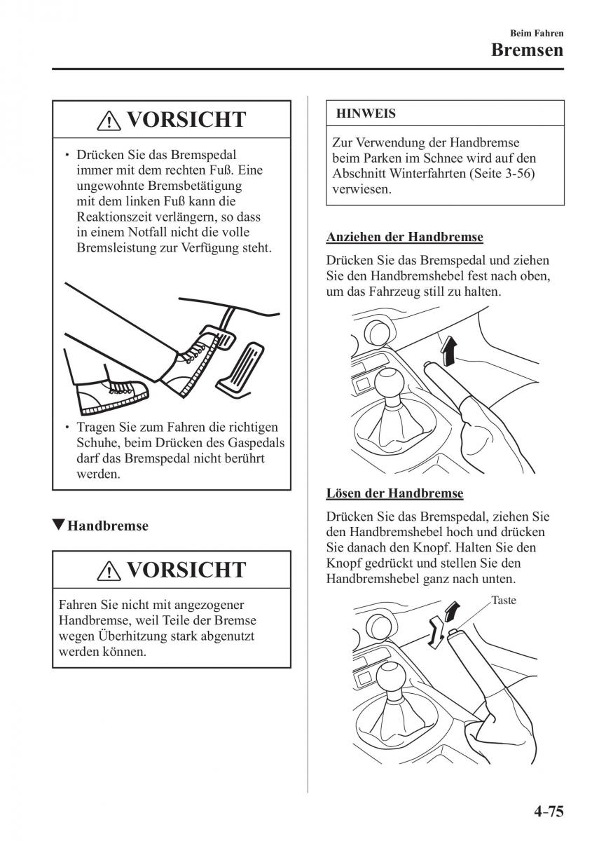 Mazda MX 5 Miata ND IV 4 Handbuch / page 213