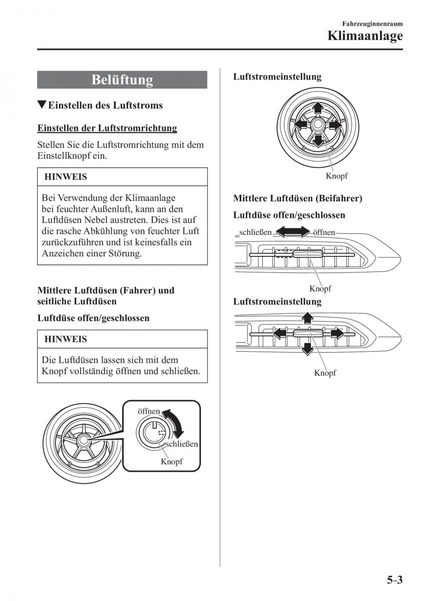 Mazda MX 5 Miata ND IV 4 Handbuch / page 289