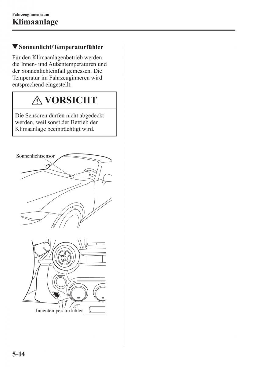 Mazda MX 5 Miata ND IV 4 Handbuch / page 300