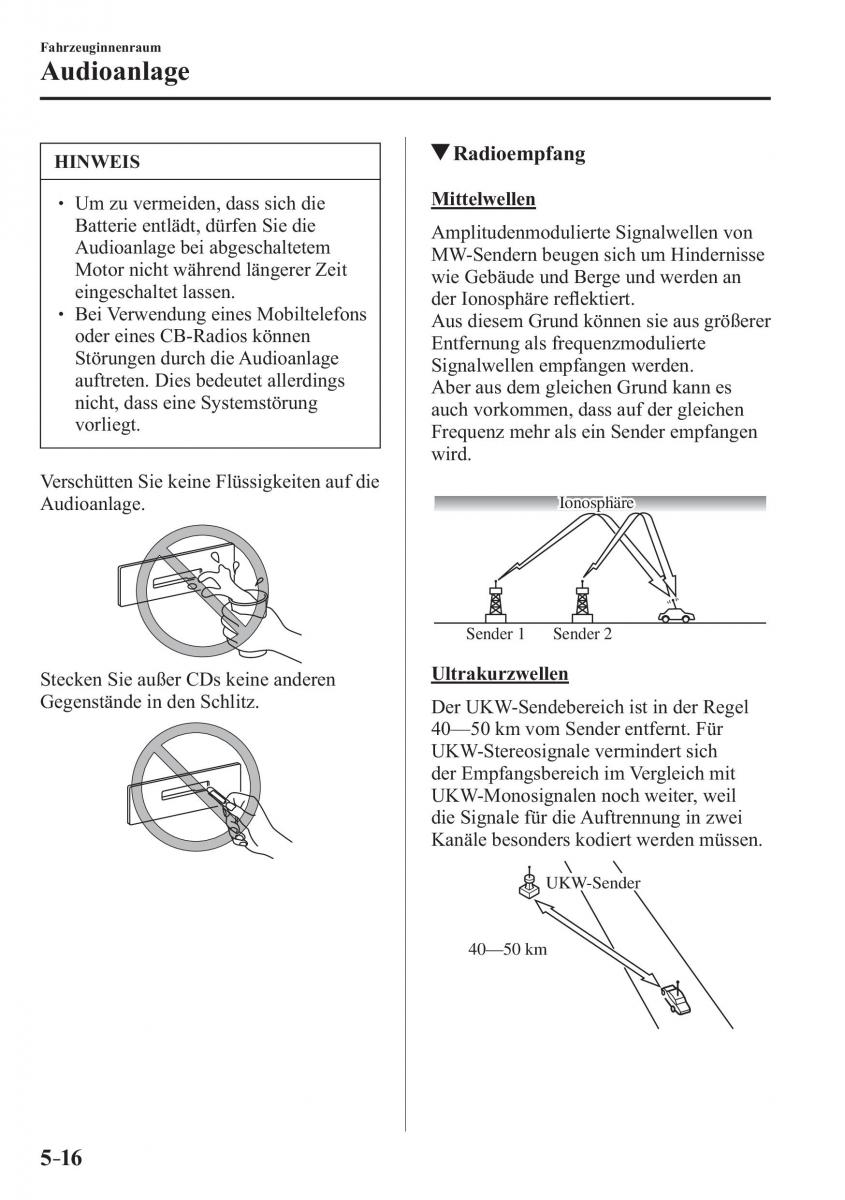 Mazda MX 5 Miata ND IV 4 Handbuch / page 302